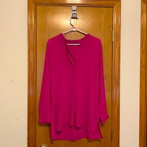Hot pink/purple blouse by Vince Camuto